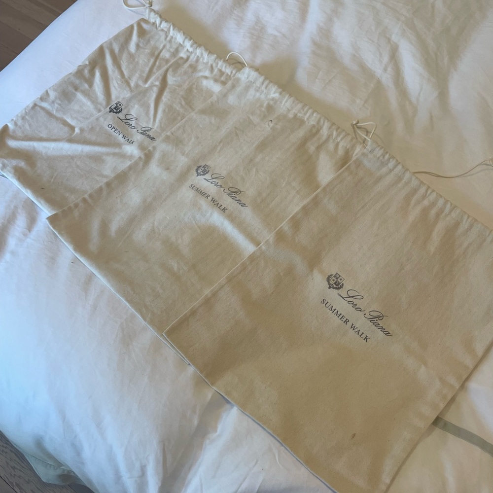 3 Loro Piana dust bags